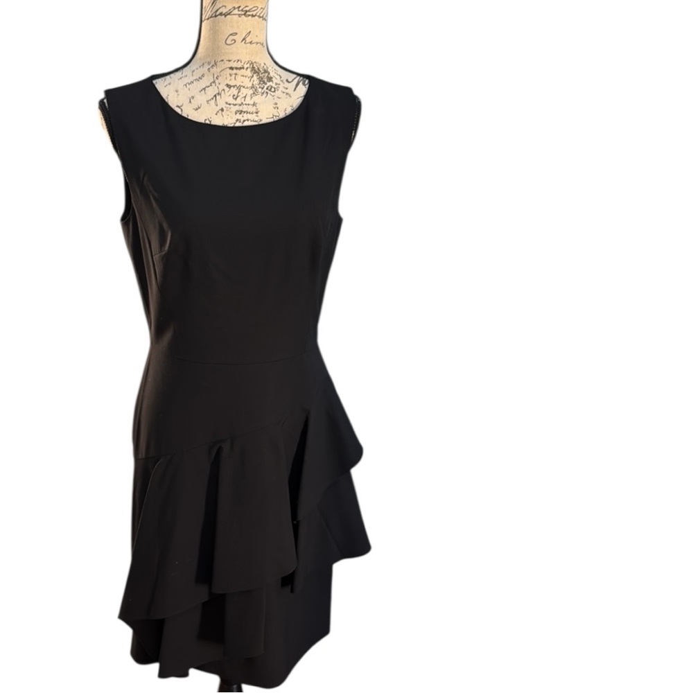 NWT Little Black Wool blend Dress Banana Republic Sz 8